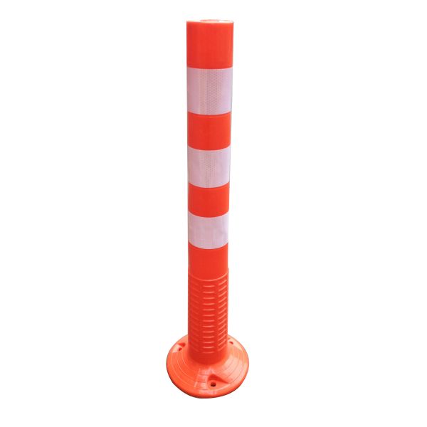 30" Plastic Road Safety Control Spring Post Traffic Barrier Post
