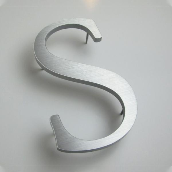 Decorative Stainless Steel 3D Metal Letters Lobby Signs For Business