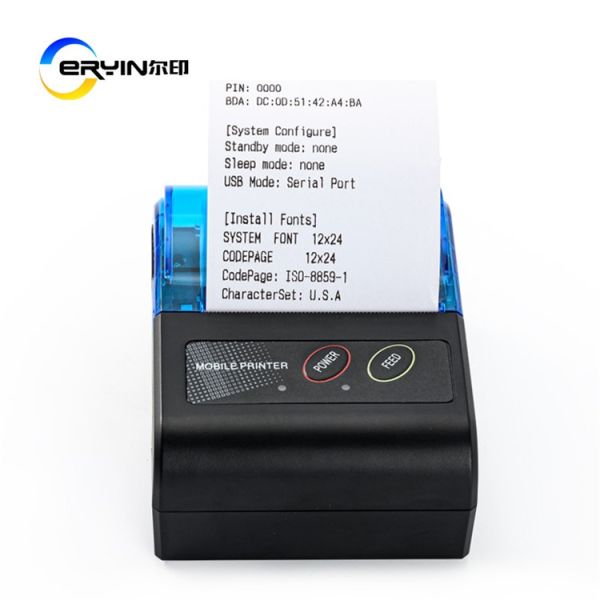 Portable Wireless Printer High Speed Printing Receipt Printer for Wide Range Input