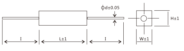 Composant électronique de puissance Rx27 Résistants de puissance en ciment en céramique enveloppés en fil de fer 2W-40W