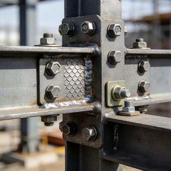 Green Q355B Q235B  Resistant To Cold Steel Structure Support Earthquake Resistant Customized