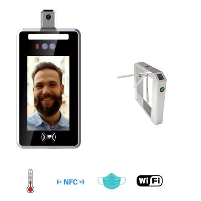 Scanner facial de la température de reconnaissance de carte de 2MP IMX307 TF