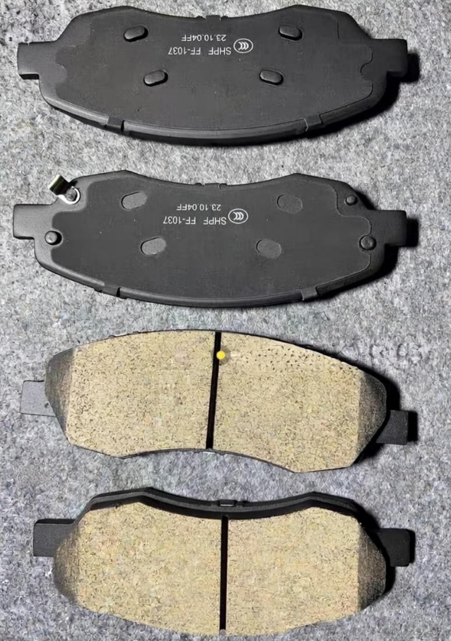 For Xiaopeng P7+Xiaopeng G6 Front and Rear Brake Pads, Ceramic Brake Pads, Front Wheel Four Pads