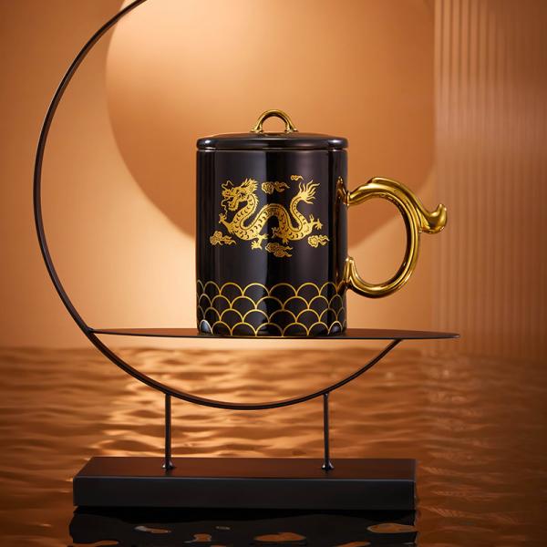Ready To Ship In Stock Handpainted Ceramic Coffee Mug In Gift Box Style For Birthday Gift Home Decoration