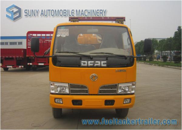 Elliptical Shaped 5000L 112hp Dongfeng Sanitation Truck For City Planning