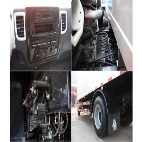 SINOTRUK HOWO 8тонный легковой фургон 120 л.с. / грузовик / грузовик с грузовиком Коробка доставки для транспорта Продукты питания Фрукты овощи Мясо