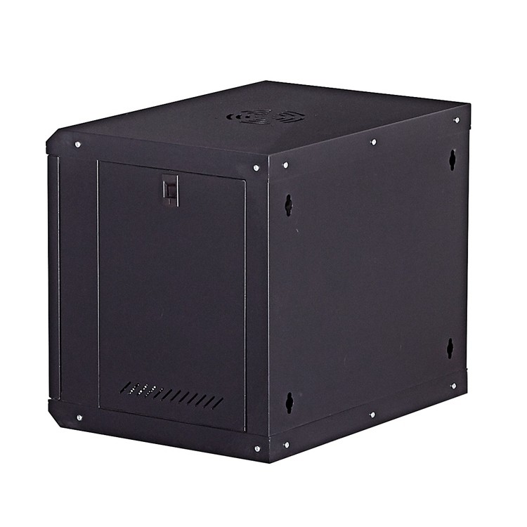 9U Wall Mount Cabinet 19 Inches Toughened Glass Door or Mesh Door 530*400*450 ISO9001 2000 OEM