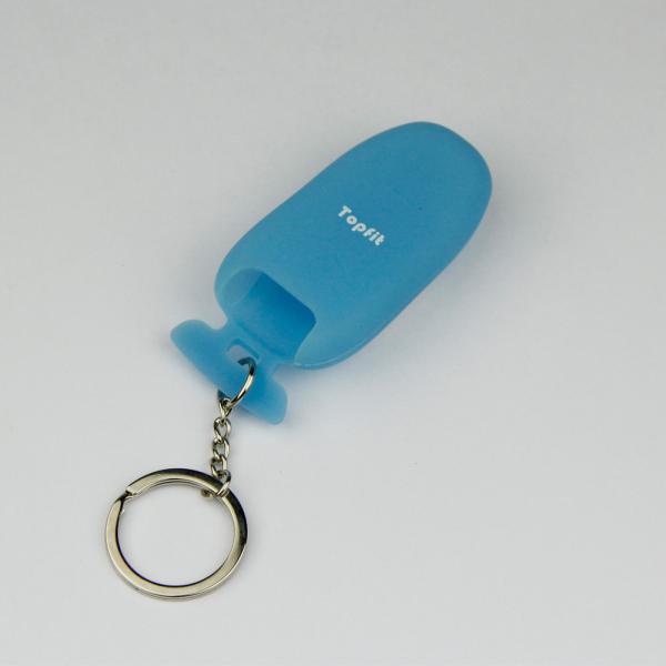 Topfit high quality silicone car fobpocket for Tesla(light blue)