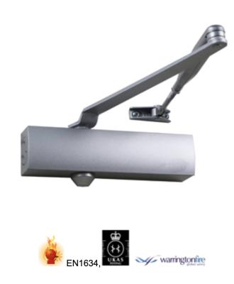 EN2-4 Fig 1 Aluminium Concealed Door Closer For Wooden Door Glass Doors Weatherproof