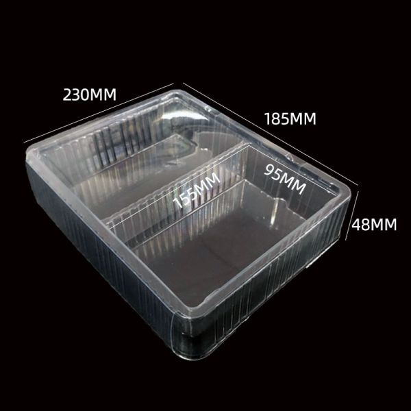 PET Hinged Clamshell Blister Box for Face Mask Cosmetic Packaging