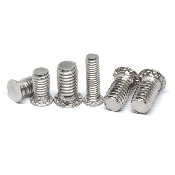 Metric Stainless Steel Flush Head Self Clinching Stud 8mm-35mm For Sheet Metal