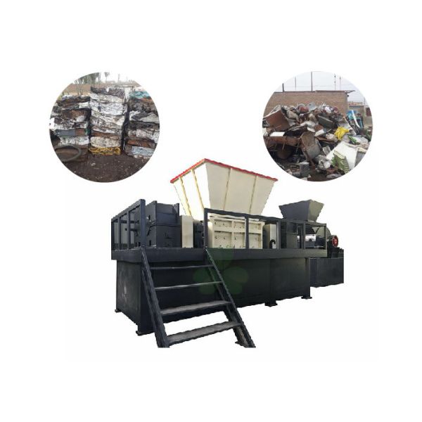 Commercial / Industrial Four Shaft Shredder Machine For Plastic Pail / Frame