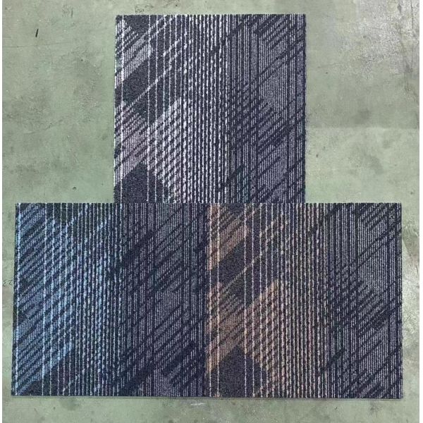 Commercial Office Nylon Carpet Tiles with PVC Backing Heavy Duty and Easy to Install