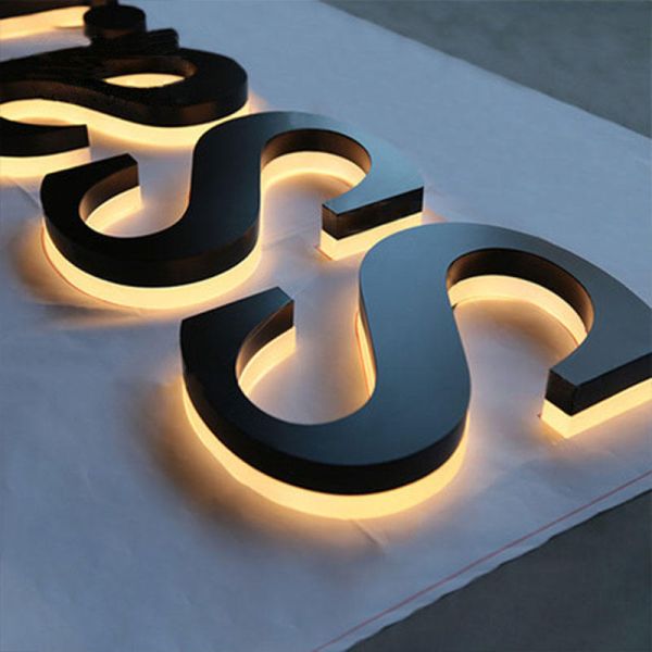 Acrylic Character 3D Three-Dimensional Signage Company Logo Background Wall Stickers 3D LED Billboards