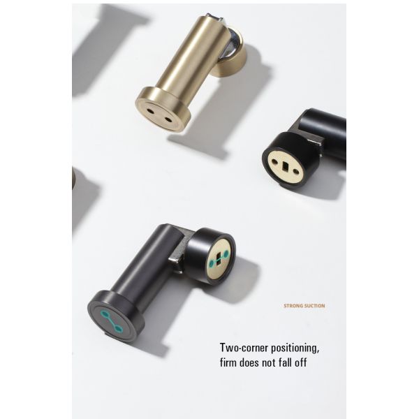 Pure Brass Non Perforated Anti Collision Door Stop , Bathroom Door Stopper Gate Resistor