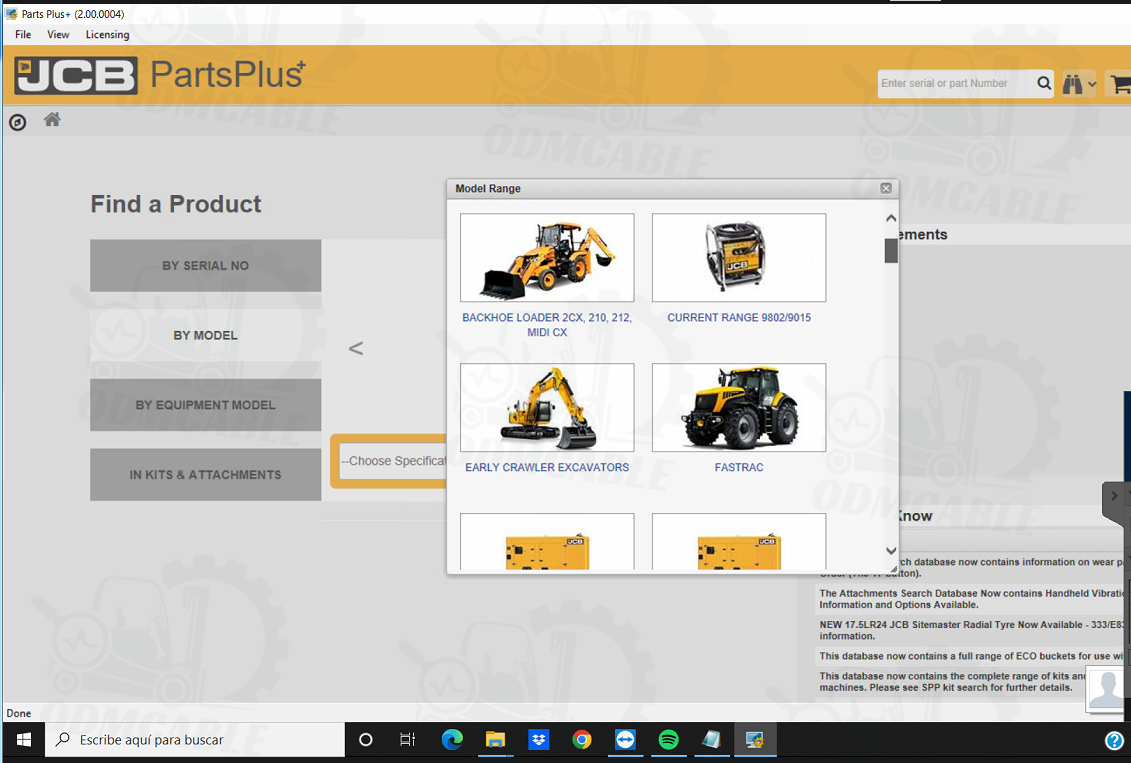 Construction Machinery Diagnostic Scanner For JCB Electronic Service Tool For JCB Service Master Diagnostic Tool +CF54