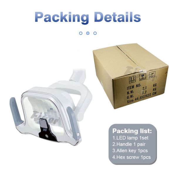 Dental Chair Light With Sensor - Adjustable Brightness & Color Temperature