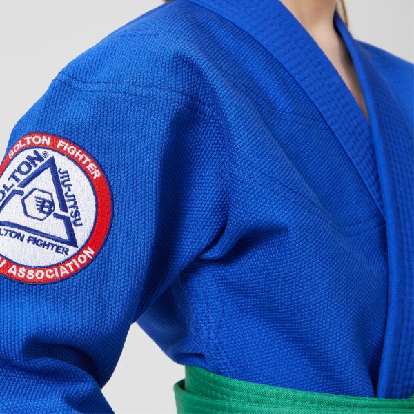 Boys BJJ Kimono Brazilian Jiu Jitsu Gi with 350gsm Fabric Weight 100% Cotton and Custom Embroidery Patch