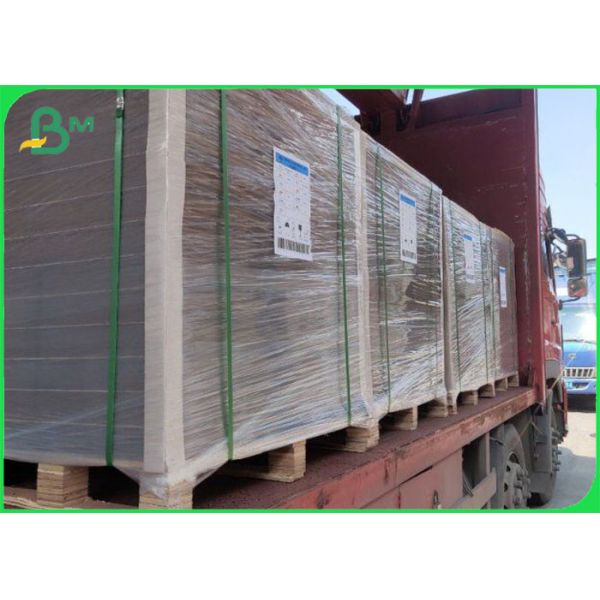 Good Tension 250gsm 350gsm Tube Base Kraft Paper Doulble Side Grey