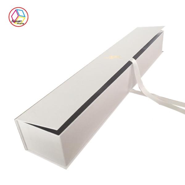 White Red Fancy Paper Gift Box , Decorative Cardboard Boxes For Gifts