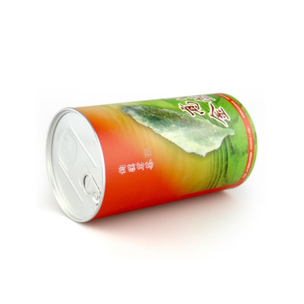 Aluminum Foil Liners Paper Cylinder Containers Peel Foil Lid For Nuts Packaging