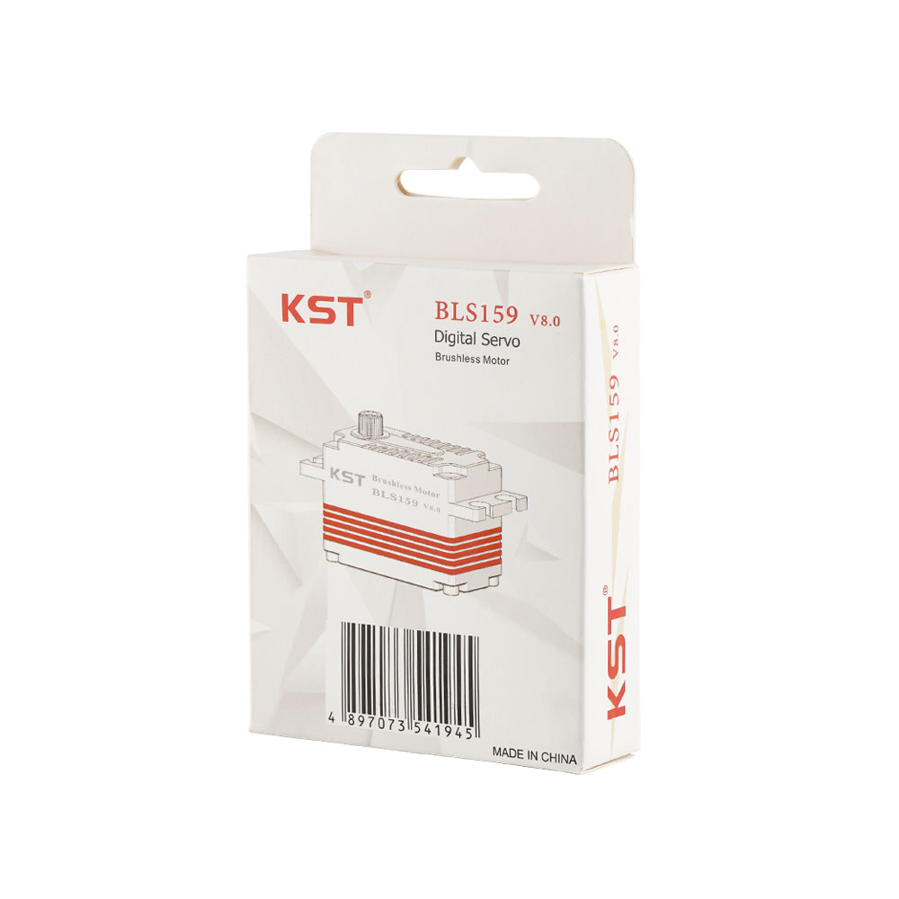 KST BLS159 V8.0 Servo 0.10Sec Coreless HV Digital Motor For UAV RC Car Boat Robot Arm Helicopter Airplane 8.4V 17Kg