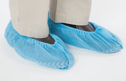 Cleanroom Orange Shoe Covers