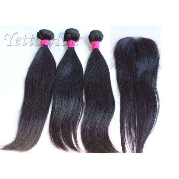 Мягко ровные шелковистые прямые бразильские выдвижения человеческих волос Wefted двойника Weave волос