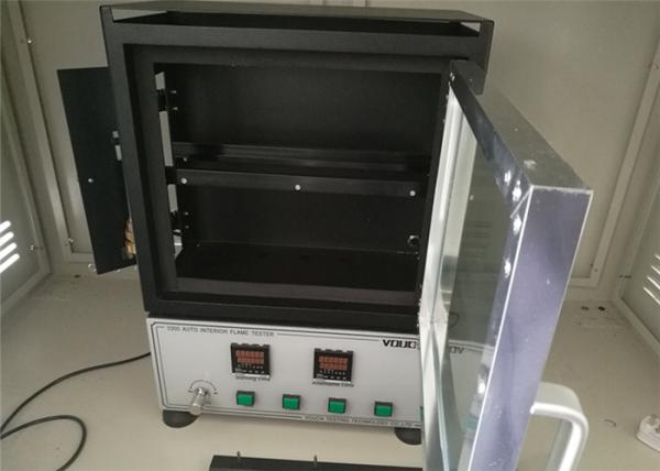 FMVSS302 Horizontal Flammability Tester Car Interior Material Combustion Testing