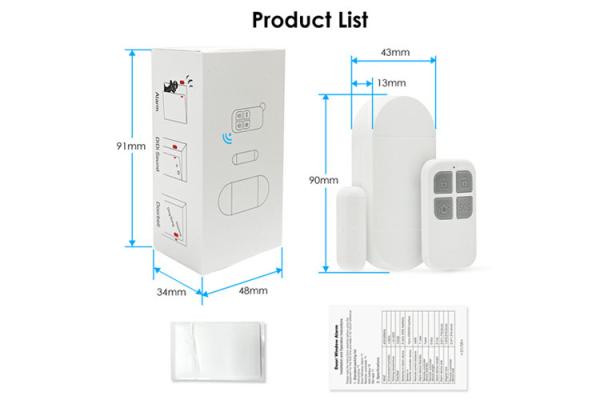 House Security Alarm Battery Operated Door Alarm With Remote door and door frame alarm system window protection
