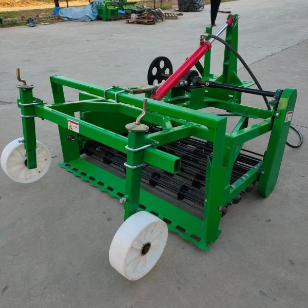 Agricultural Diesel Garlic Harvesting Machine Green Colour 248kg