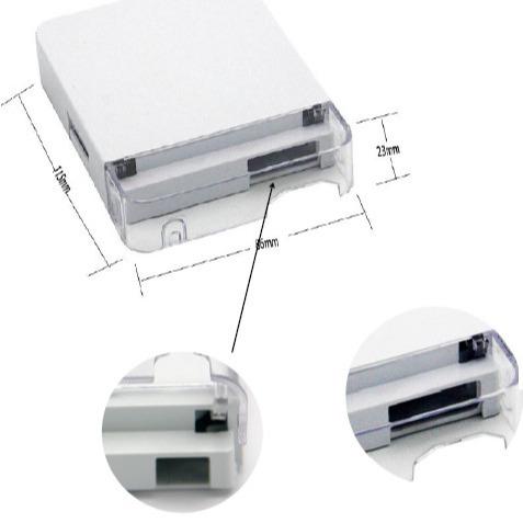 Niveau antipoussière de la protection IP-45 de prise de la fibre ATB-02C1