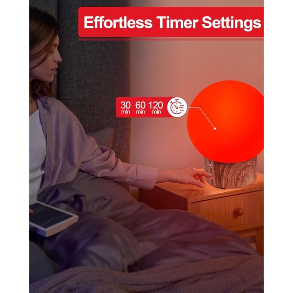 2700K 4000K 6000K Sleep Aid Lamp 630nm Red Light Lamp For Sleep