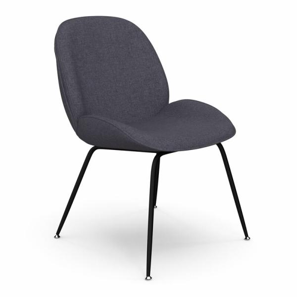 Custom 8KGS 910mm Upholstered Fabric Leisure Chair For Living Room