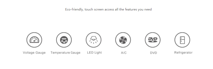Трейлер каравана туриста ЭПА стандартный с задним варя холодильником кабины