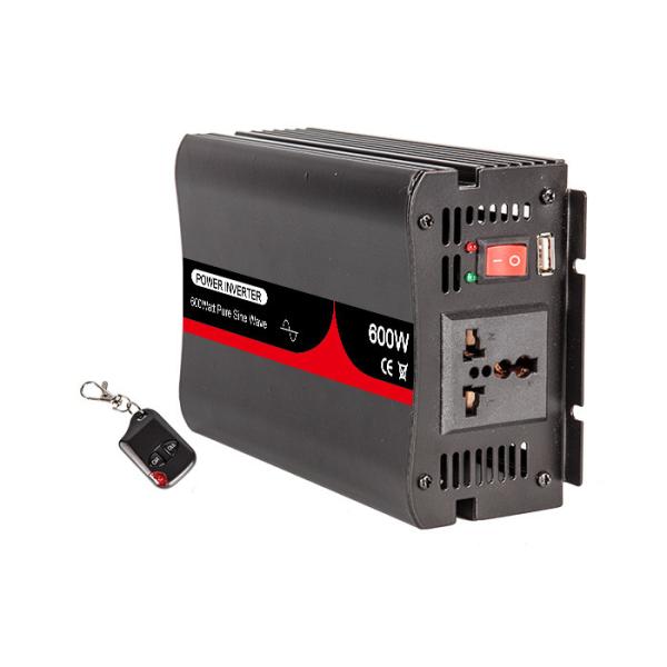 600 Watt Pure Sine Wave 12V To 240V Power Inverter CE ROHS ISO9001 Certificate