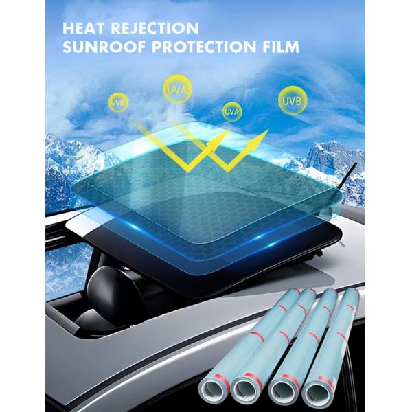 Self-Healing Insulation Car Sunroof Anti-UV Sunlight Skylight Hydrophobic Window Film