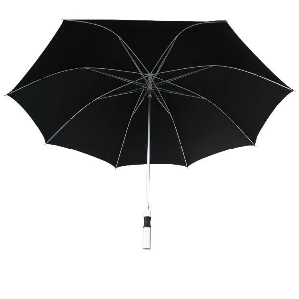 27 inch Aluminum Bone Double Outdoor Weather Umbrella Automatic Golf Business Long Handle Straight Umbrella