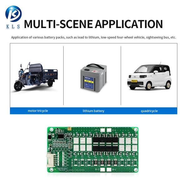 太陽光路灯用のKLS BMS - 3S 4S 5S LiFePO4, 5A 10A,リチウム電池温度センサー