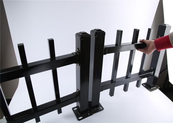Crimped Spear Perth Steel Garrison Fence / Australia Security Commerical Garrison Fence Panel / Black Garrison Fence