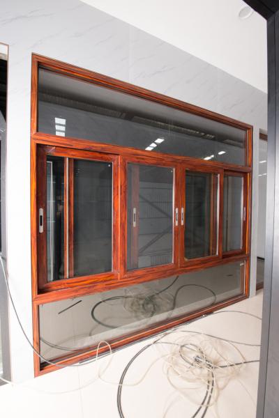 Residential Aluminum Windows And Doors With Double Tempered Glass 4mm