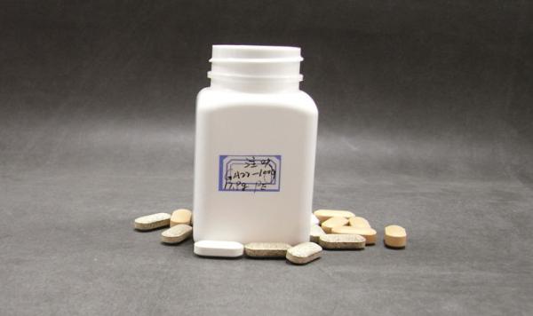 Square Plastic Bottle HDPE White Health Product Bottle Ustom Medicine Bottle