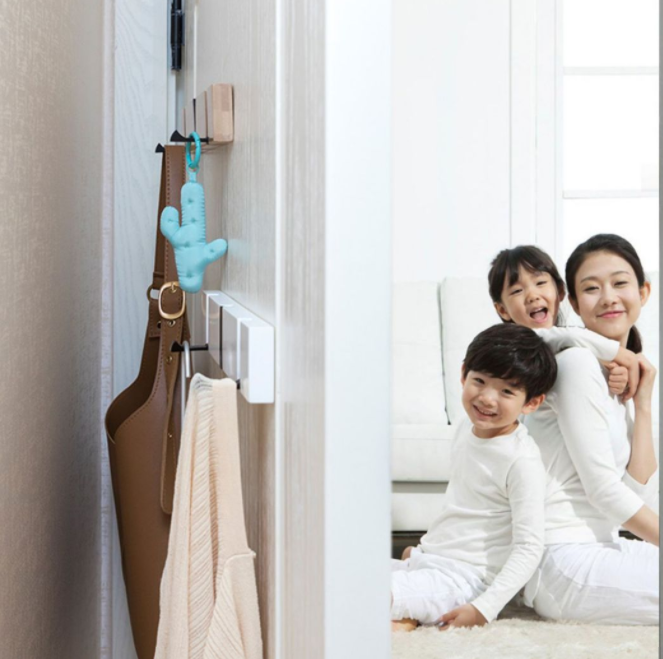 Wall Mounted Coat Rack Bamboo Wall Coat Rack Hooks Coat Hat Hanger Hooks Over Door Bathroom Hook Hanger