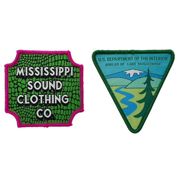 Утюг оптовой собственной личности треугольника слипчивый на сплетенном цвете Pandone заплат для одежд кладет шляпы в мешки