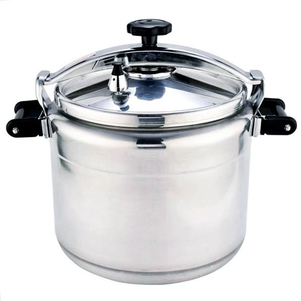 80Kpa Aluminium Pressure Cooker Marble Coated Polished