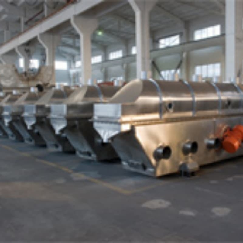 Low Noise SUS304 Vibrating Fluidized Bed Dryer In Food Industry