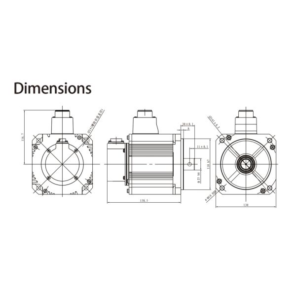 100rpm Incremental 2500 Lines High-torque DC Servo Motor, Servo Motor For Subway Wing Gates,speed Gate Motor