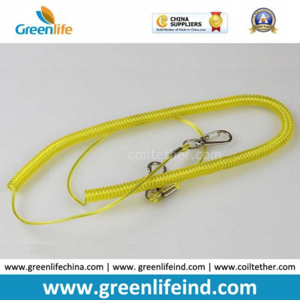Light Green Retractable Fishing Tool Tether Lanyard for Fishing Rod
