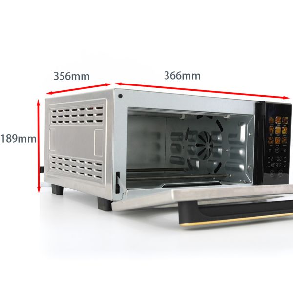 Сенсорный экран 1800 Вт 12 л Мощность воздушный фрайер Печь Домашнее использование из нержавеющей стали Для небольшой кухни