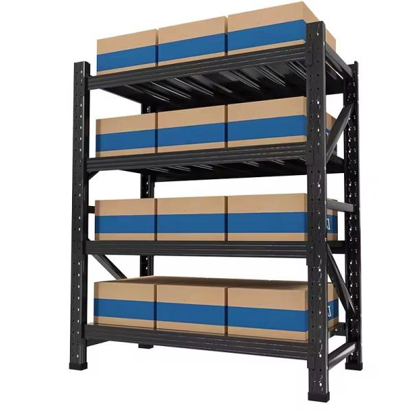 Powder Coated Medium Duty Racking , Industrial Warehouse Shelving Anti Corrosion